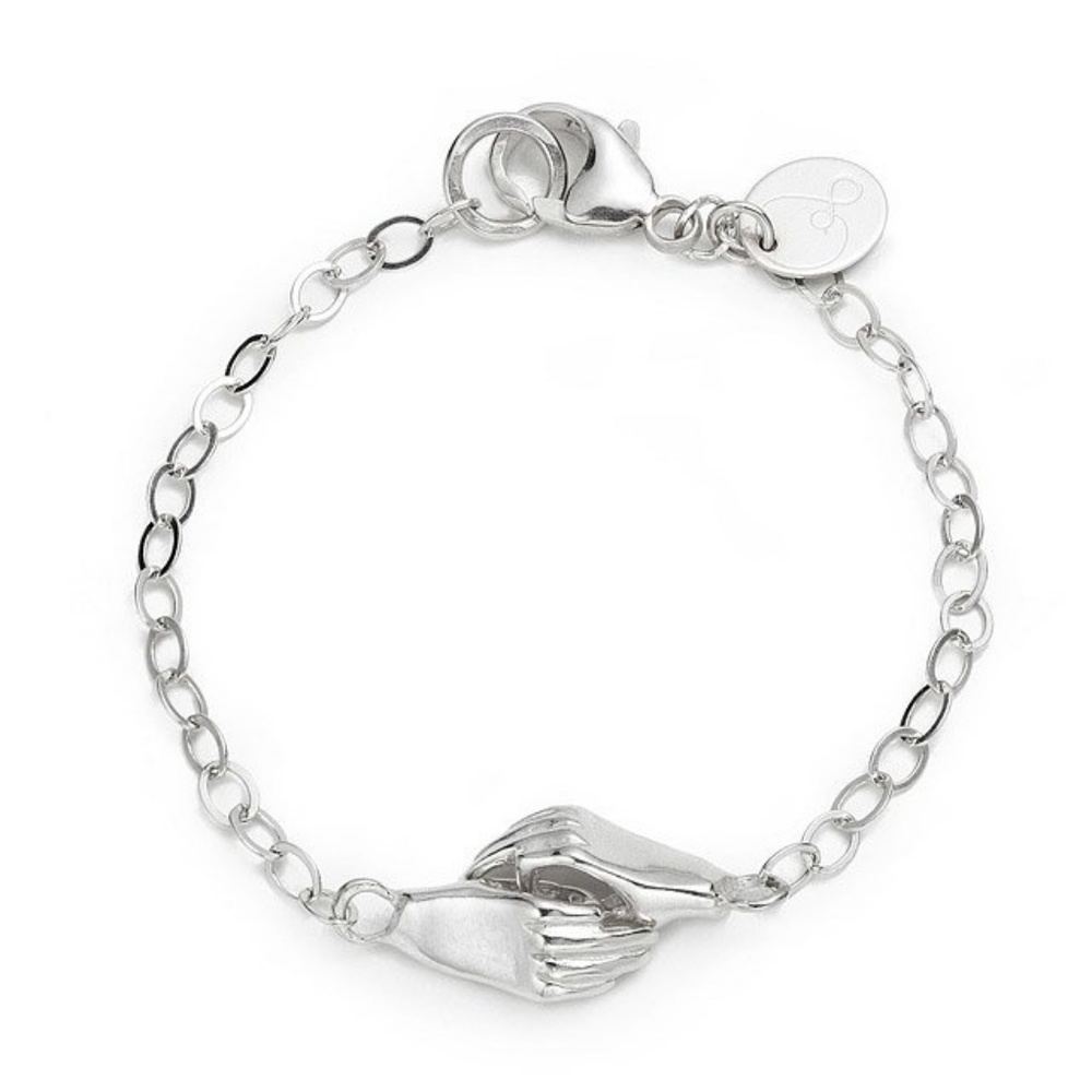 STERLING SILVER HAND BRACELET ARTISAN MADE